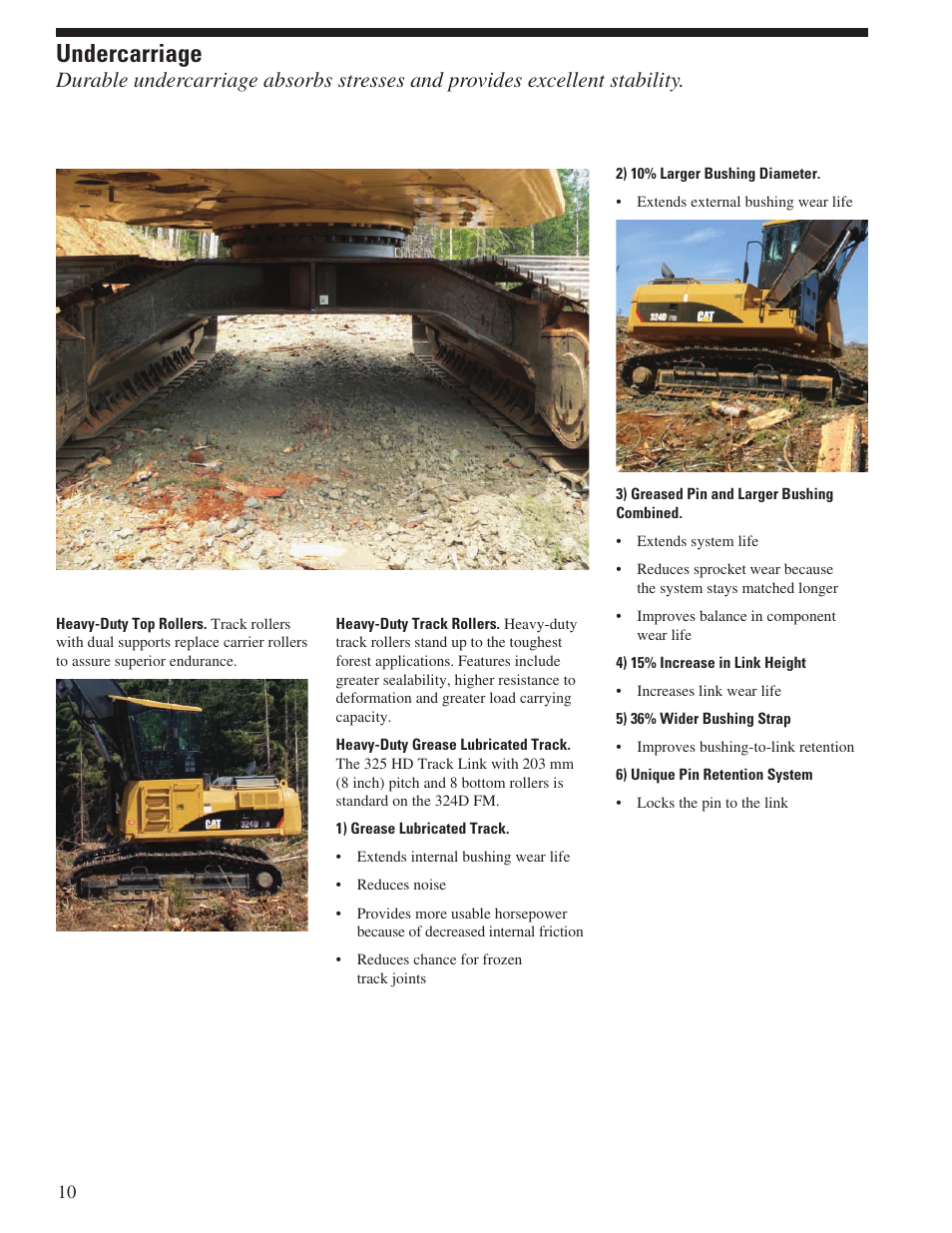 Undercarriage | Milton CAT 324D FM User Manual | Page 10 / 24