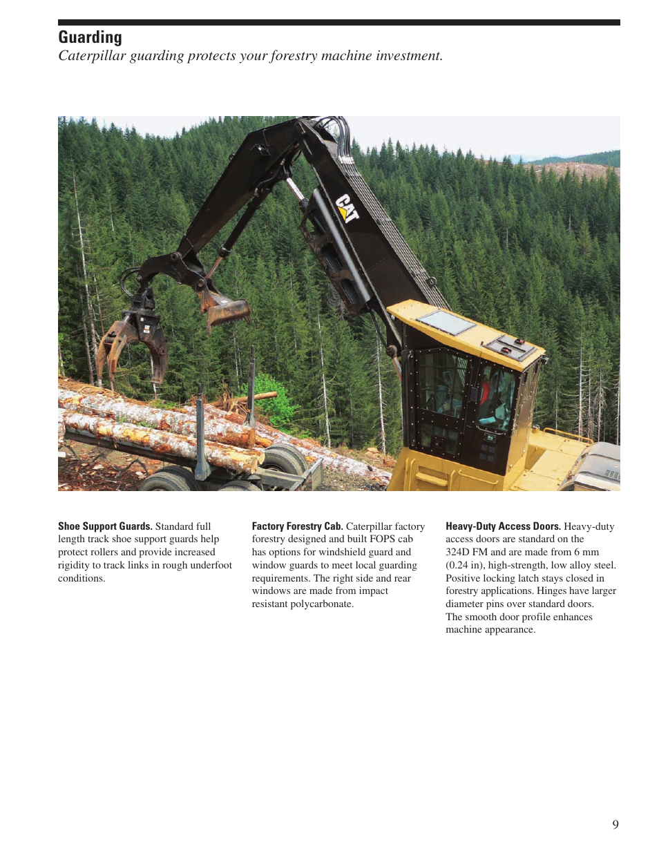 Guarding | Milton CAT 324D FM User Manual | Page 9 / 24