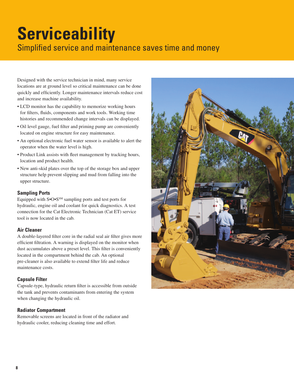 Serviceability | Milton CAT 311D LRR User Manual | Page 8 / 24
