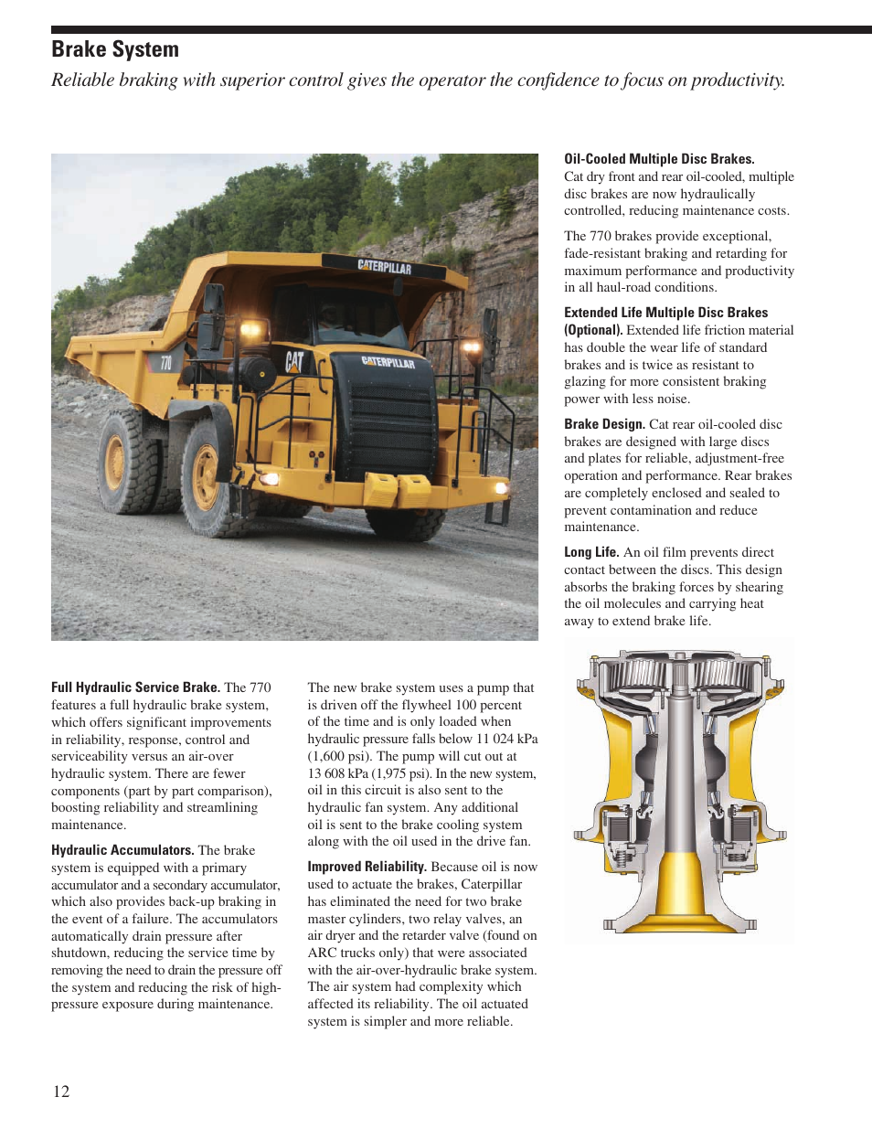 Brake system | Milton CAT 770 User Manual | Page 12 / 32