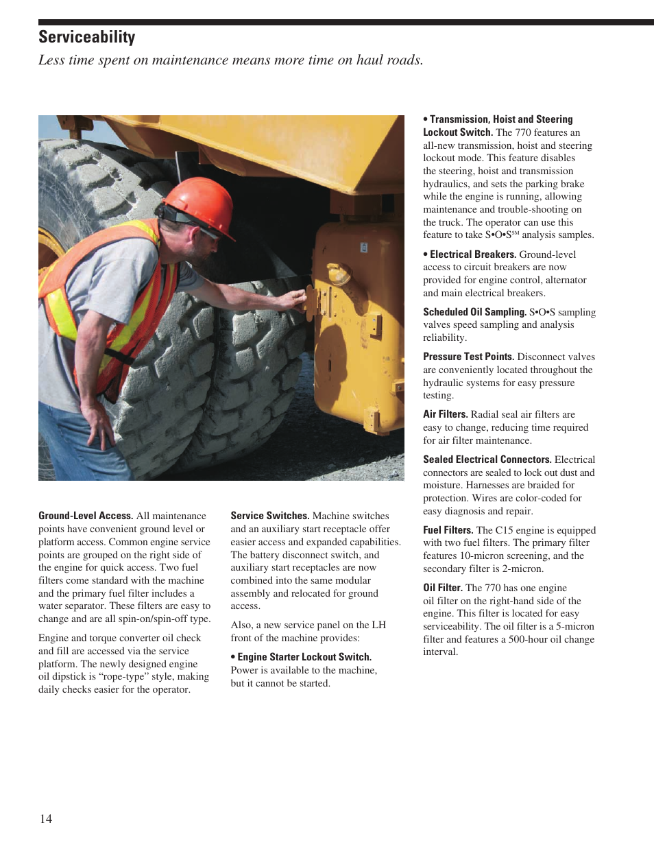 Serviceability | Milton CAT 770 User Manual | Page 14 / 32