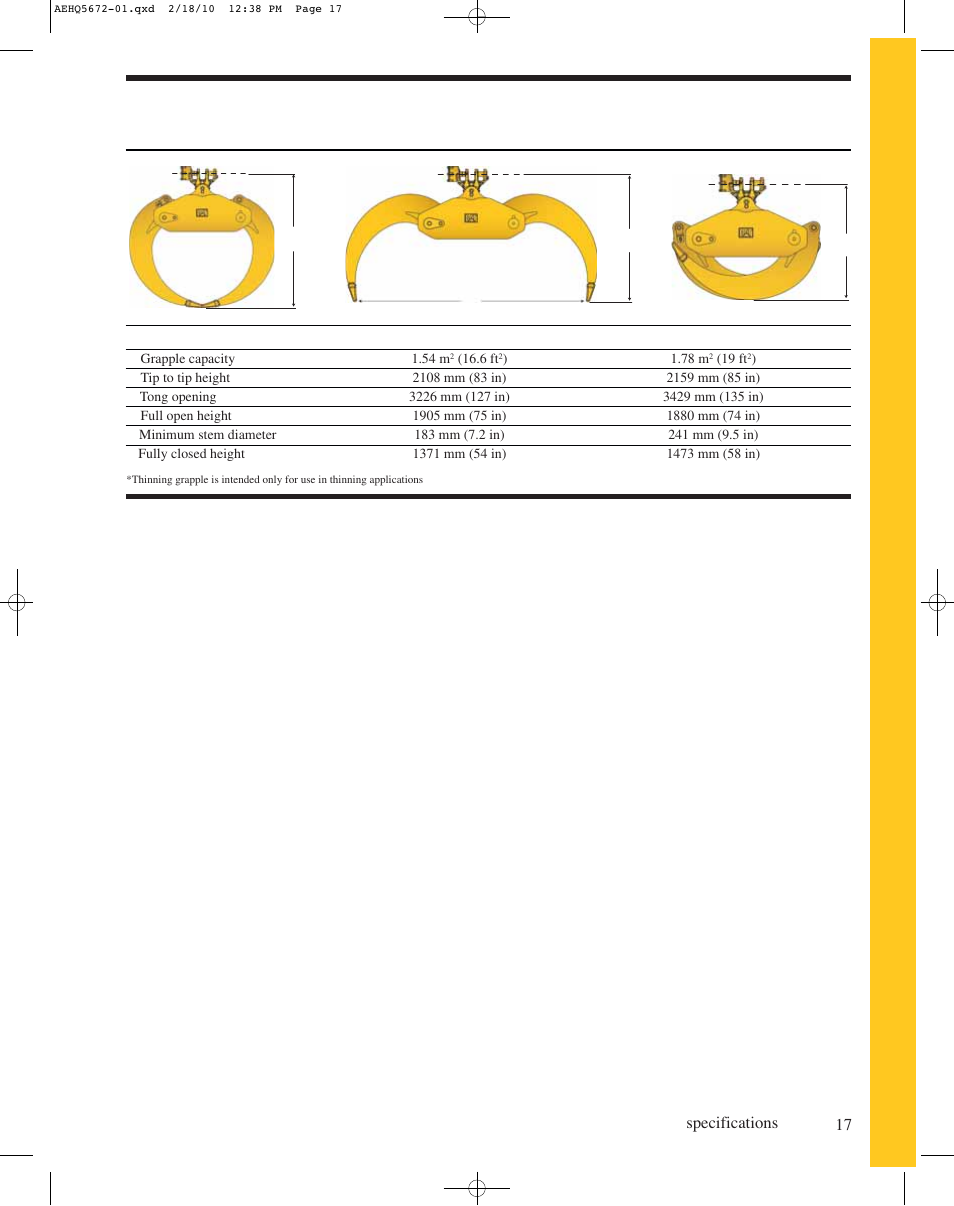 545c grapple — continuous rotation | Milton CAT 545C User Manual | Page 17 / 20