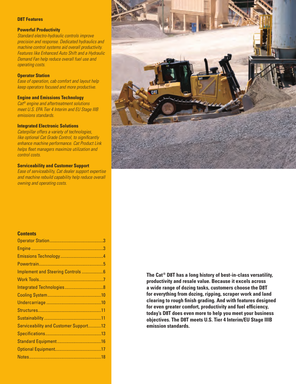 Milton CAT D8T Tier 4 Interim-Stage IIIB User Manual | Page 2 / 20