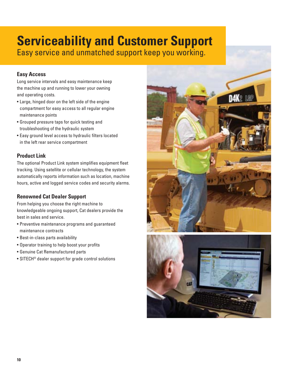 Serviceability and customer support | Milton CAT D4K2 User Manual | Page 10 / 16