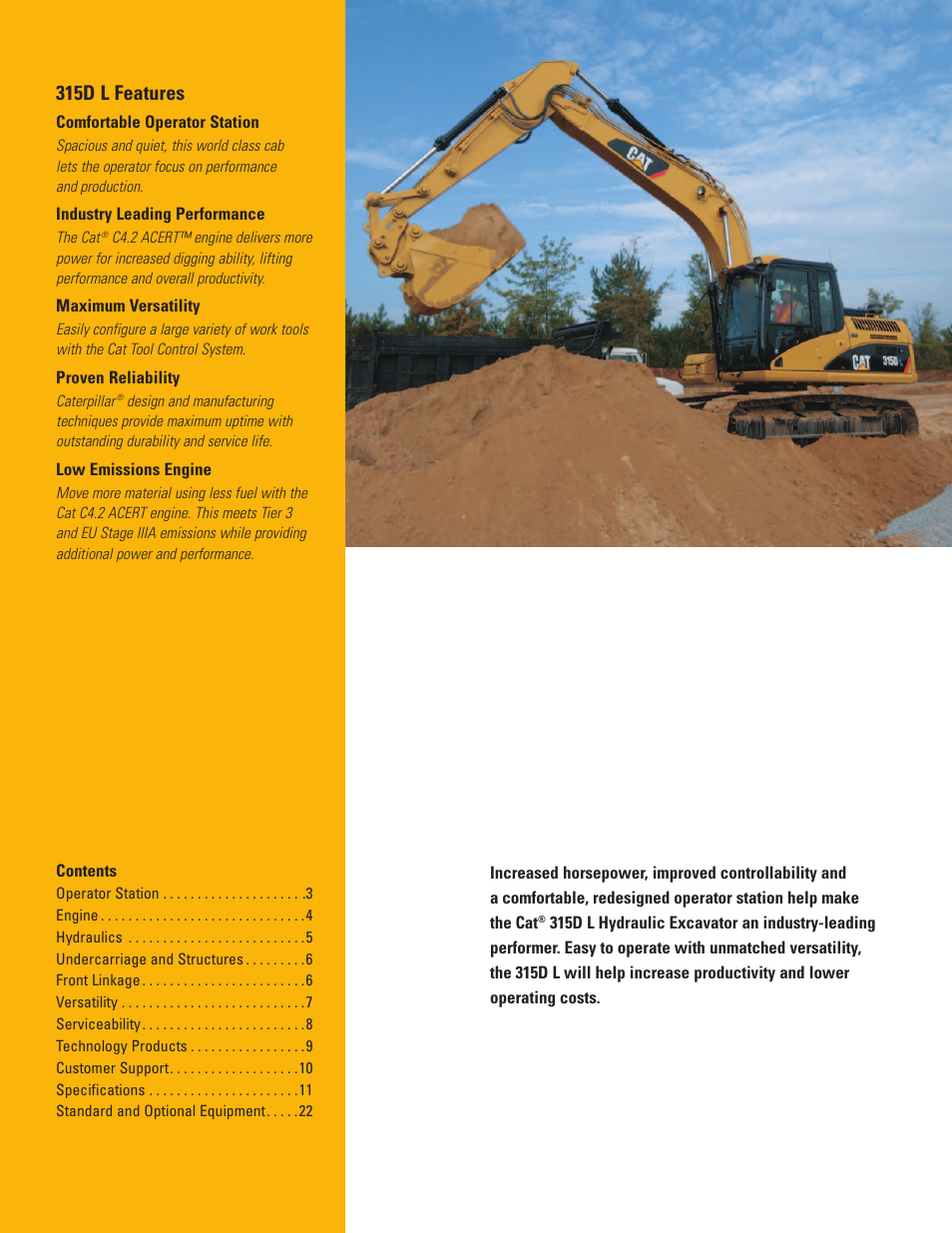Milton CAT 315D L User Manual | Page 2 / 24