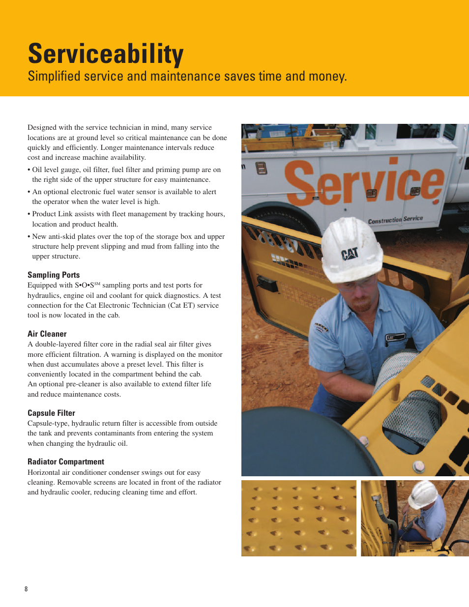 Serviceability | Milton CAT 315D L User Manual | Page 8 / 24