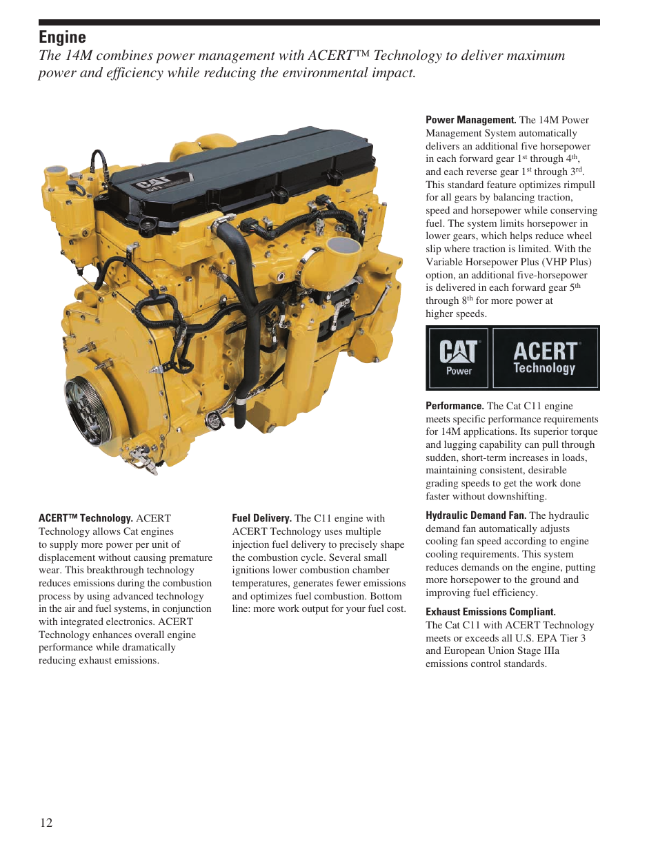 Engine | Milton CAT 14M User Manual | Page 12 / 28