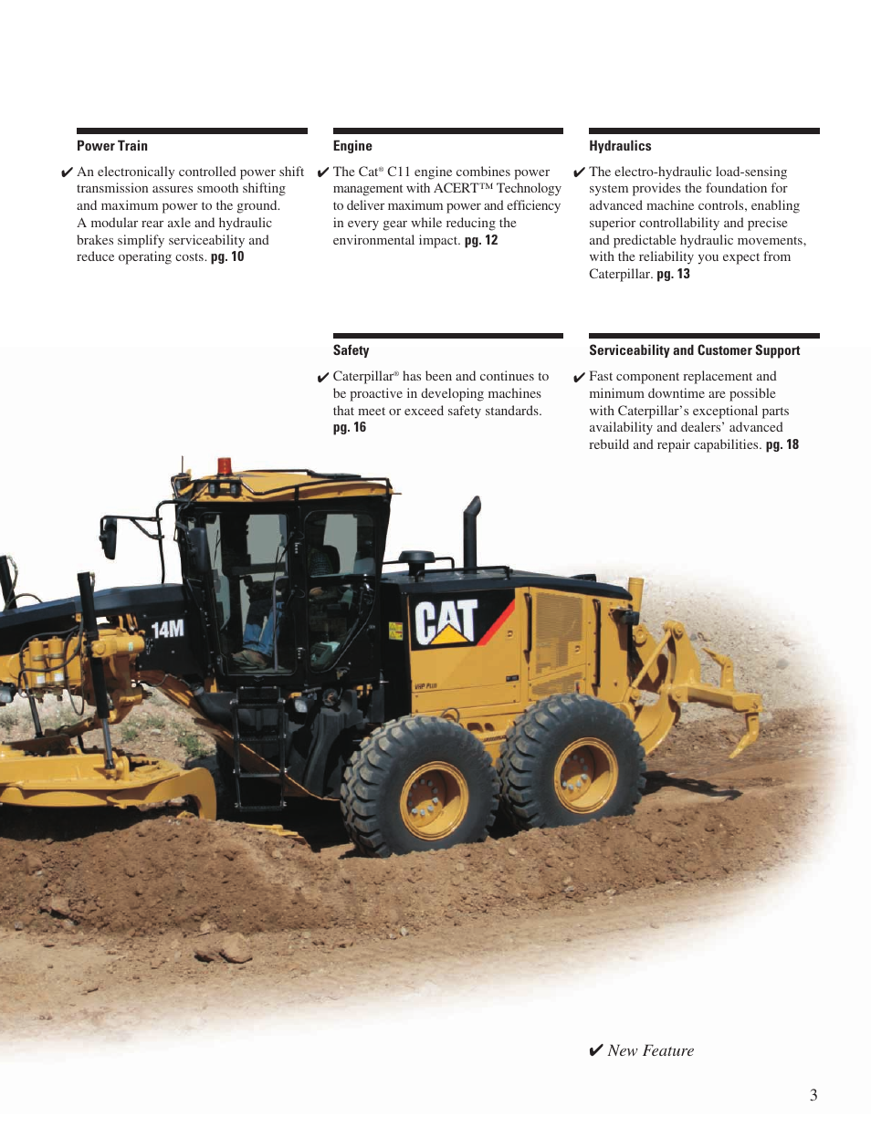 New feature | Milton CAT 14M User Manual | Page 3 / 28