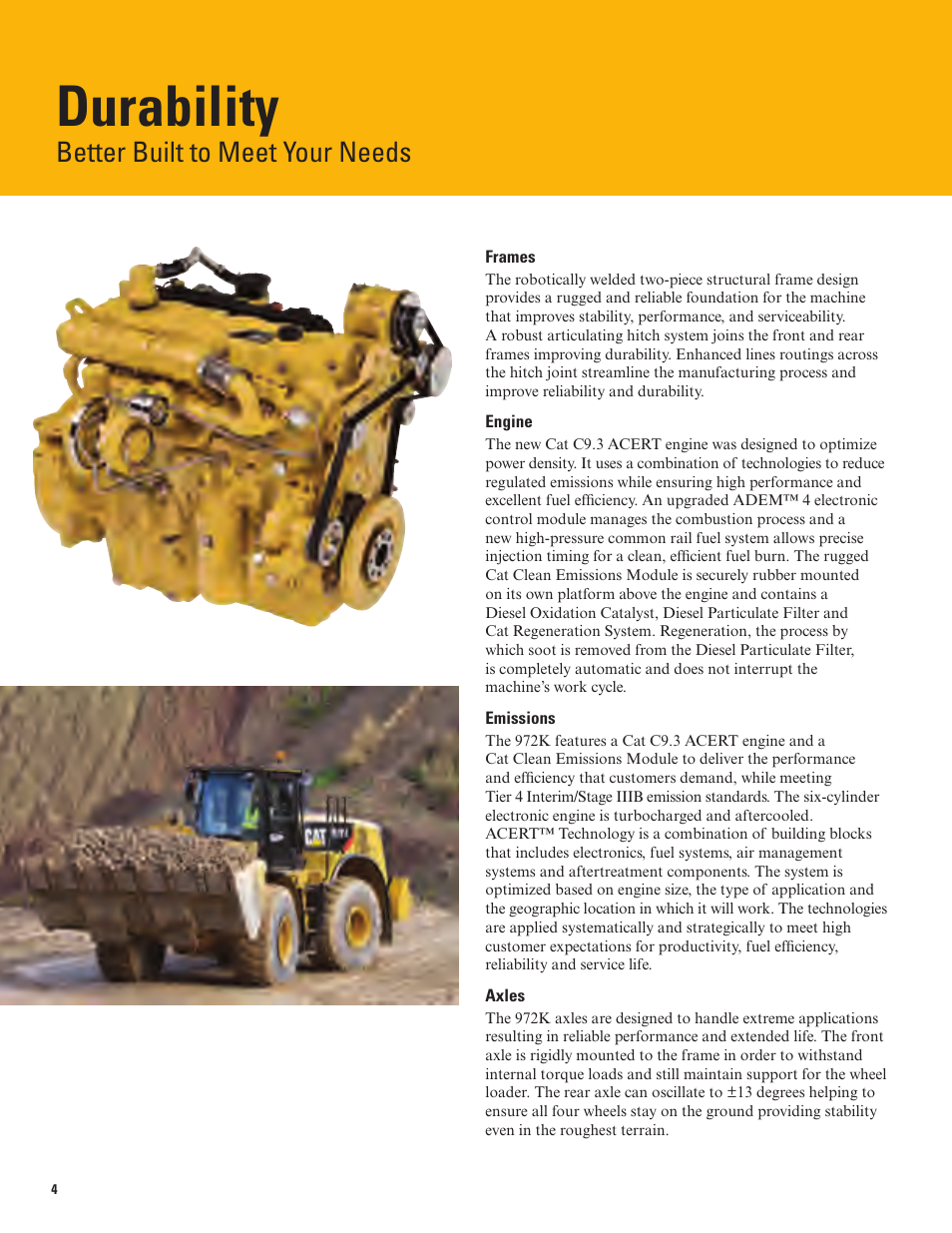Durability, Better built to meet your needs | Milton CAT 972K User Manual | Page 4 / 32