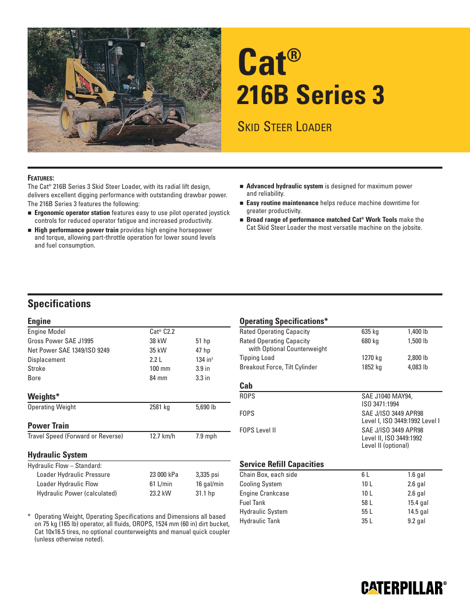 Milton CAT 216B Series 3 User Manual | 2 pages