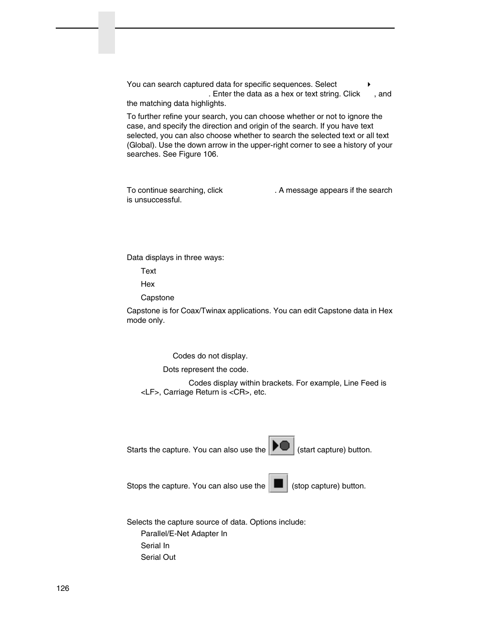 View, Capture | Printronix PrintNet Enterprise User Manual | Page 126 / 330