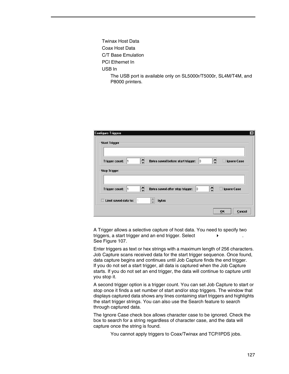 Triggers | Printronix PrintNet Enterprise User Manual | Page 127 / 330