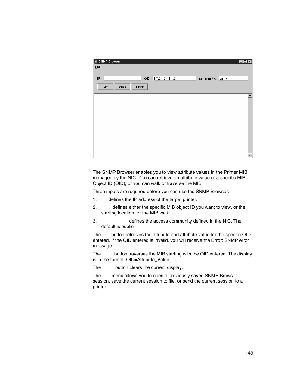 Snmp browser | Printronix PrintNet Enterprise User Manual | Page 149 / 330