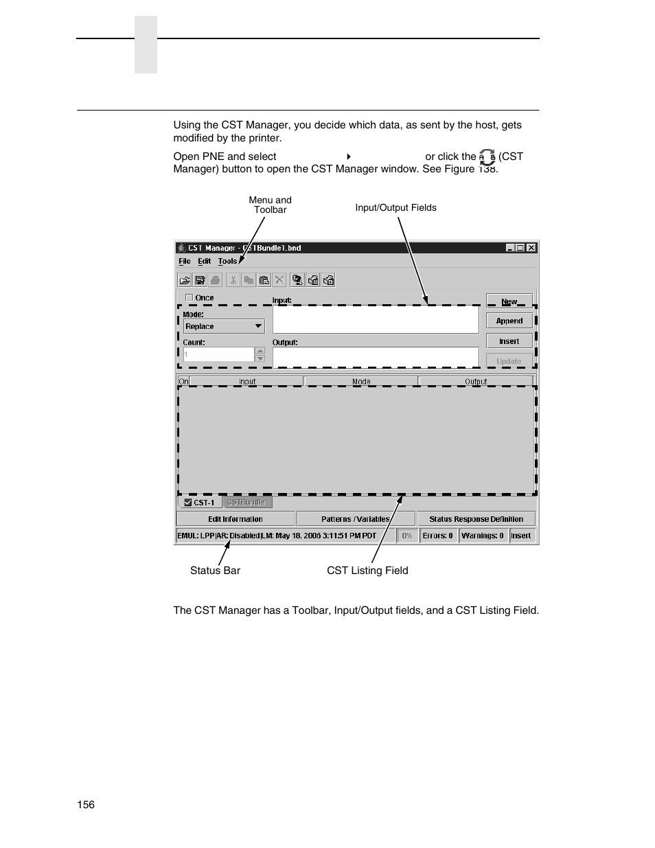 Cst manager | Printronix PrintNet Enterprise User Manual | Page 156 / 330