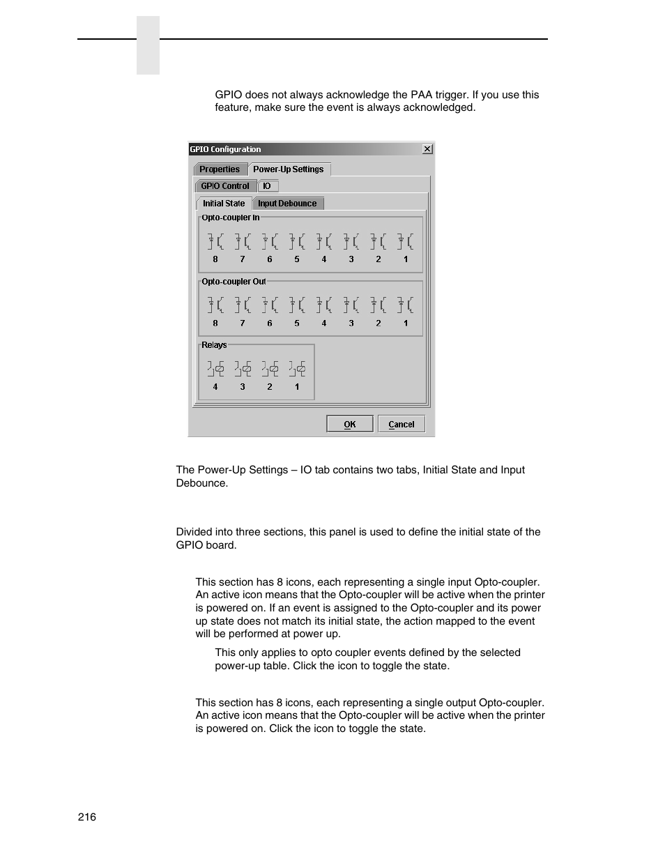 Initial state | Printronix PrintNet Enterprise User Manual | Page 216 / 330