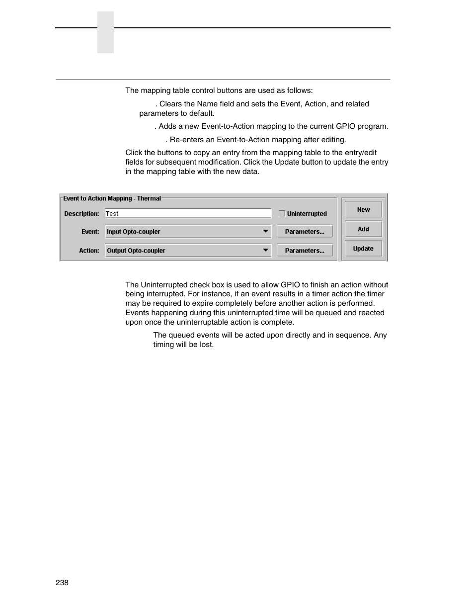 Event to action mapping buttons | Printronix PrintNet Enterprise User Manual | Page 238 / 330