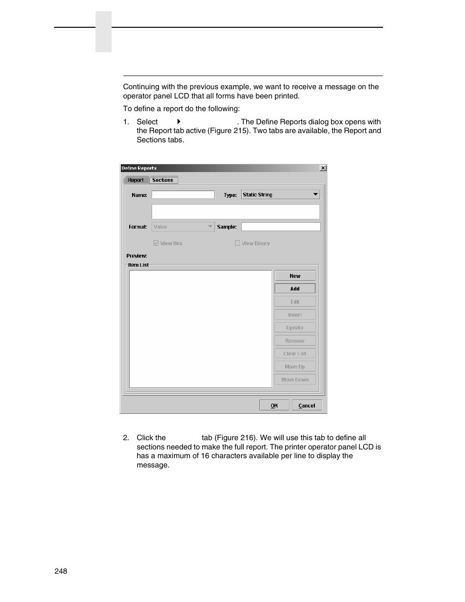 Defining reports | Printronix PrintNet Enterprise User Manual | Page 248 / 330