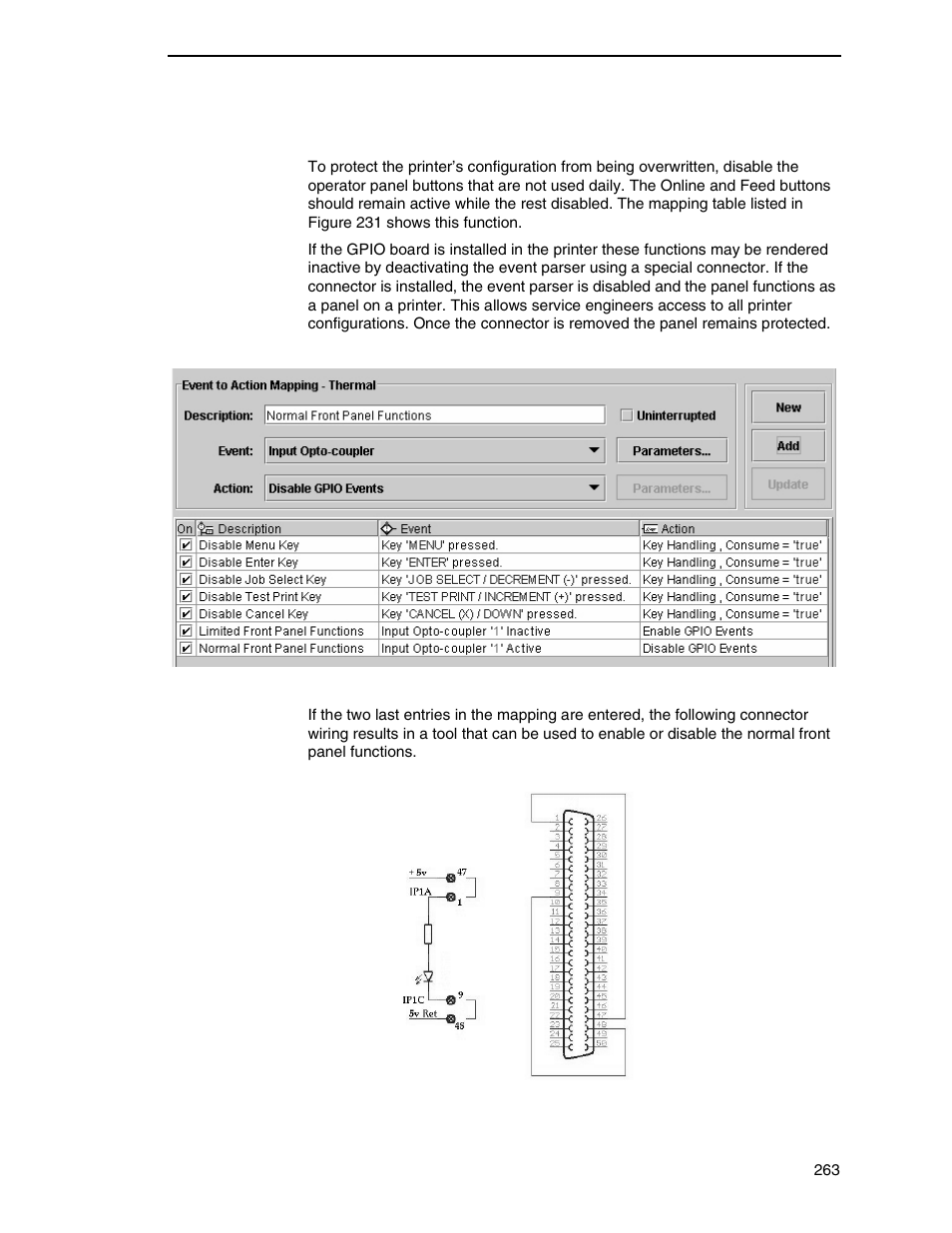 Protected printer example | Printronix PrintNet Enterprise User Manual | Page 263 / 330