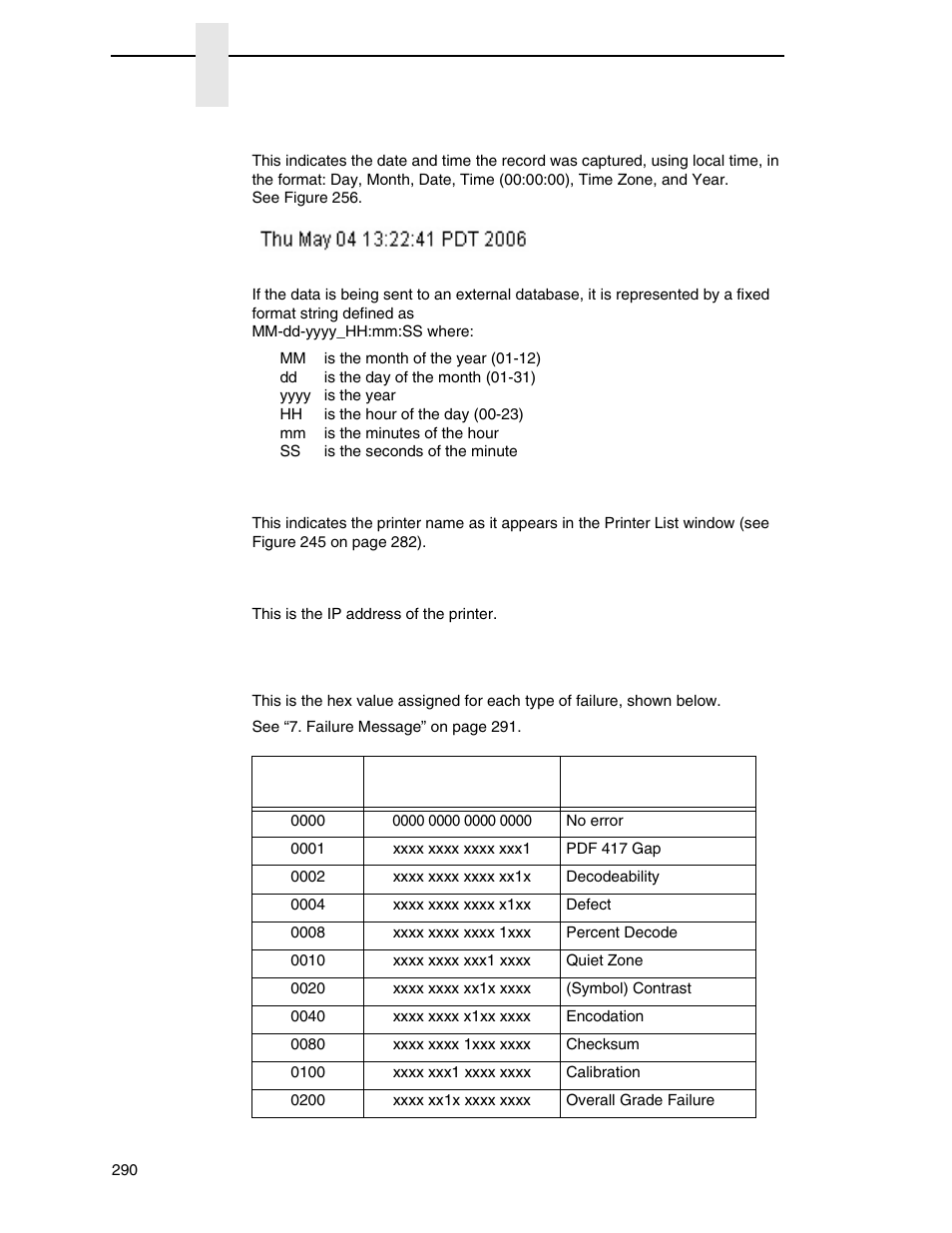 Printronix PrintNet Enterprise User Manual | Page 290 / 330