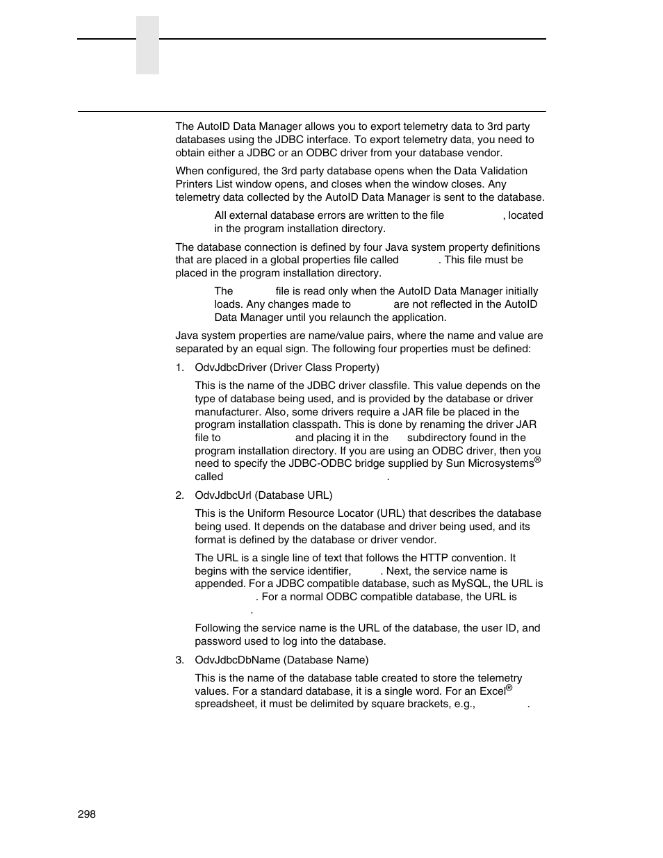 Telemetry data export to 3rd party databases | Printronix PrintNet Enterprise User Manual | Page 298 / 330