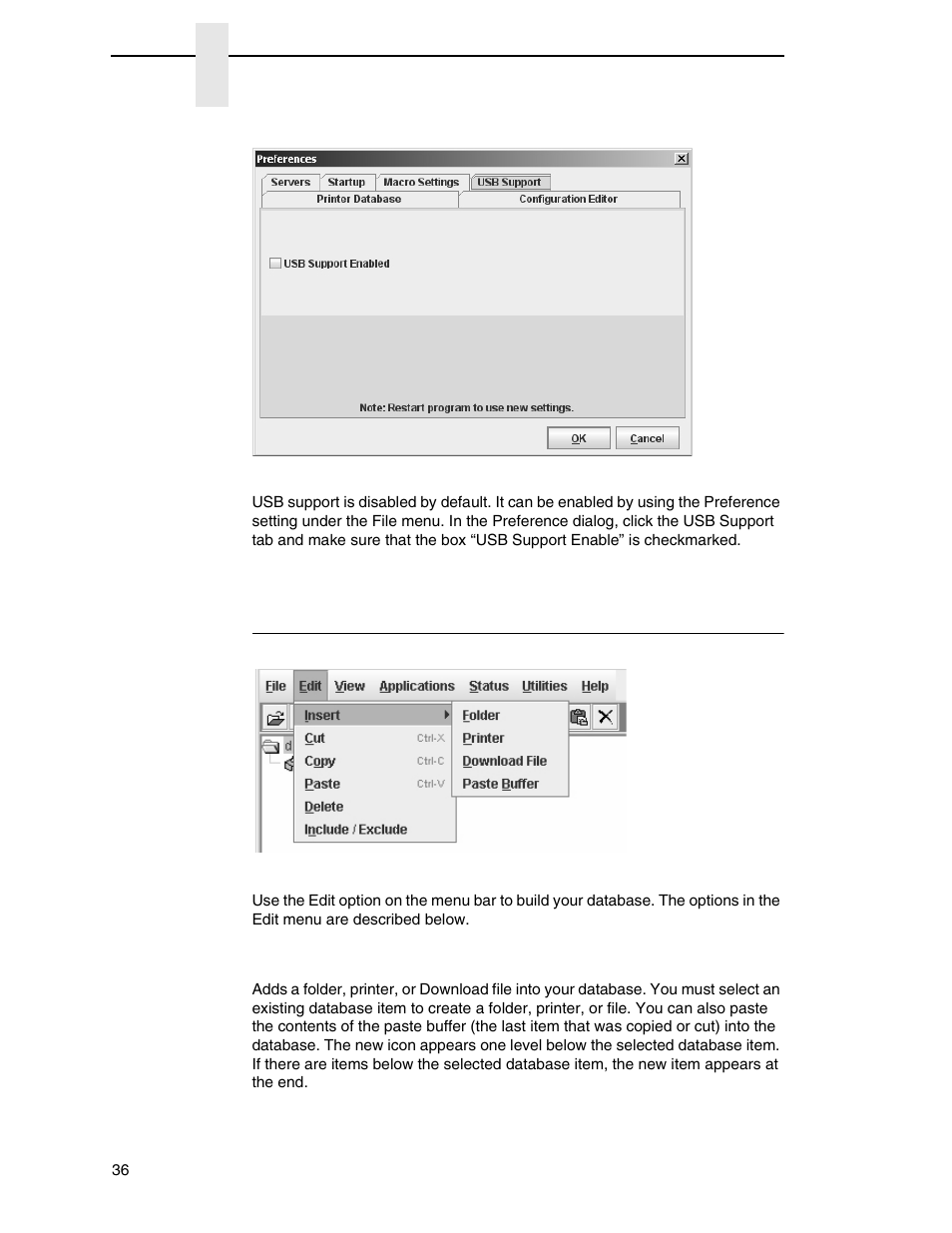 The edit menu | Printronix PrintNet Enterprise User Manual | Page 36 / 330