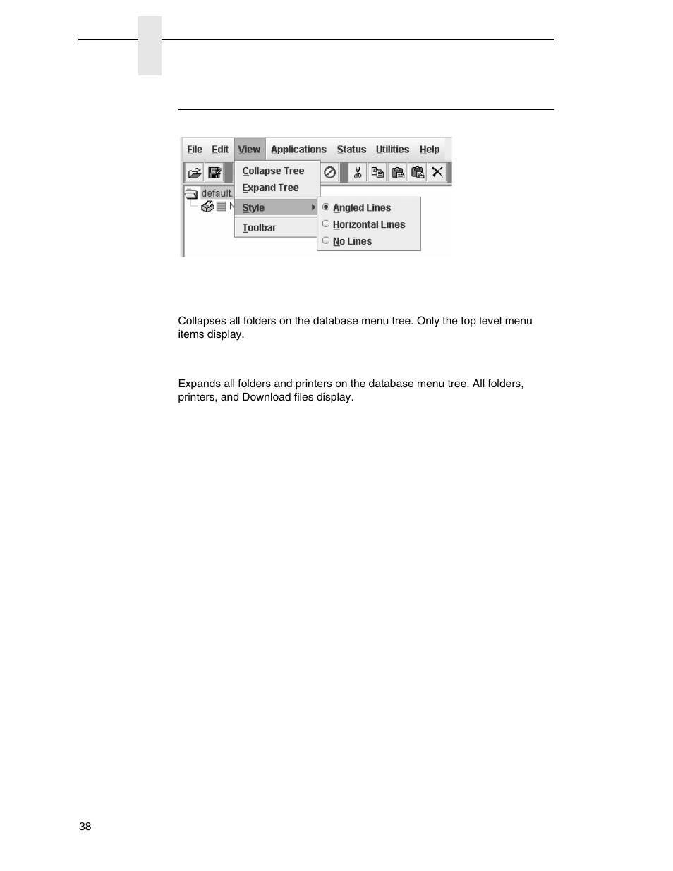 The view menu | Printronix PrintNet Enterprise User Manual | Page 38 / 330