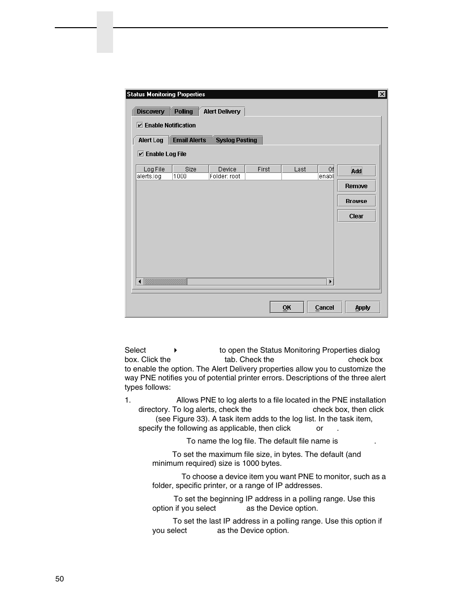 Printronix PrintNet Enterprise User Manual | Page 50 / 330