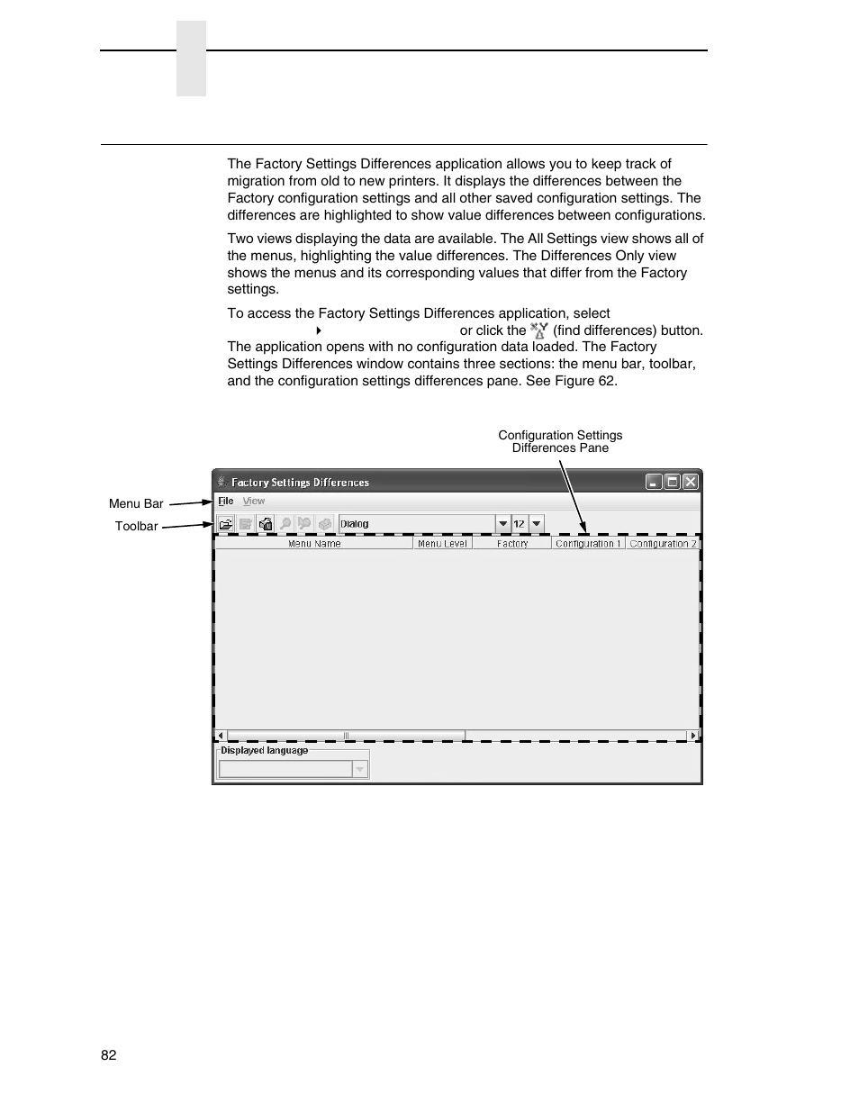 Factory settings differences | Printronix PrintNet Enterprise User Manual | Page 82 / 330