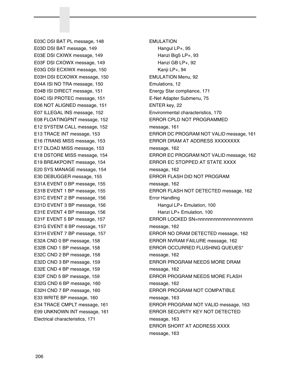 Printronix P7000 H-Series Cartridge Ribbon Printer User Manual | Page 206 / 220