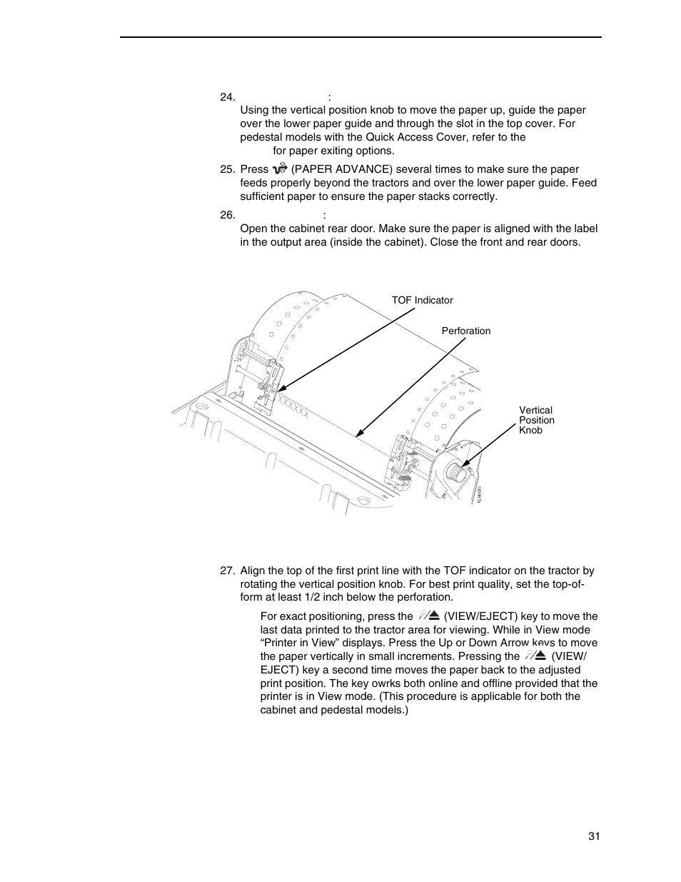 Printronix P7000 H-Series Cartridge Ribbon Printer User Manual | Page 31 / 220