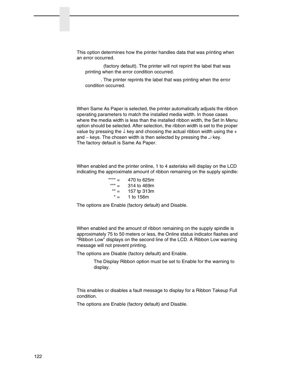 Printronix SL_T5R Energy Star User Manual | Page 122 / 412