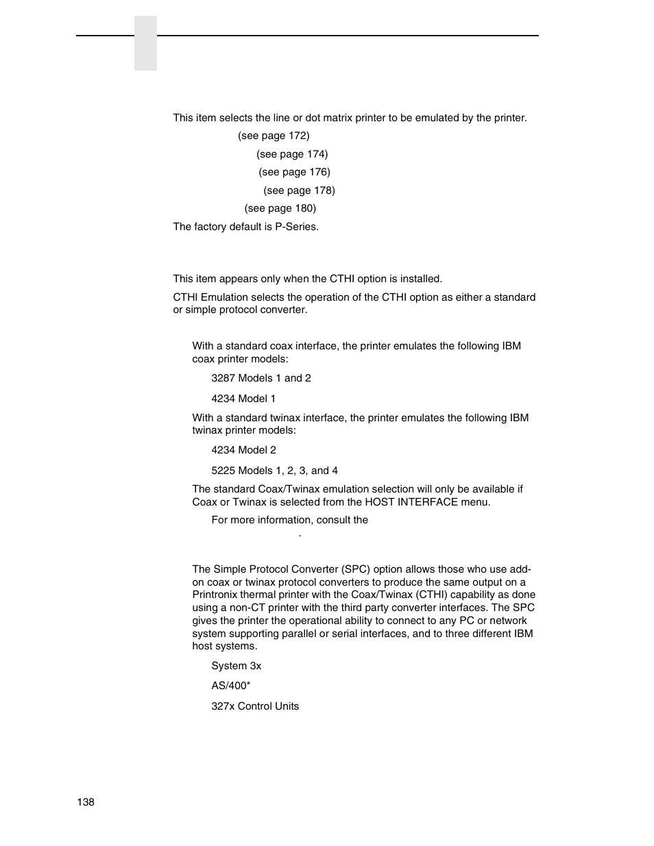 Printronix SL_T5R Energy Star User Manual | Page 138 / 412