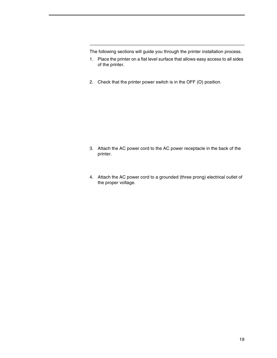 Installation | Printronix SL_T5R Energy Star User Manual | Page 19 / 412