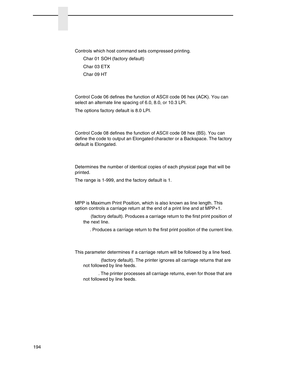 Printronix SL_T5R Energy Star User Manual | Page 194 / 412