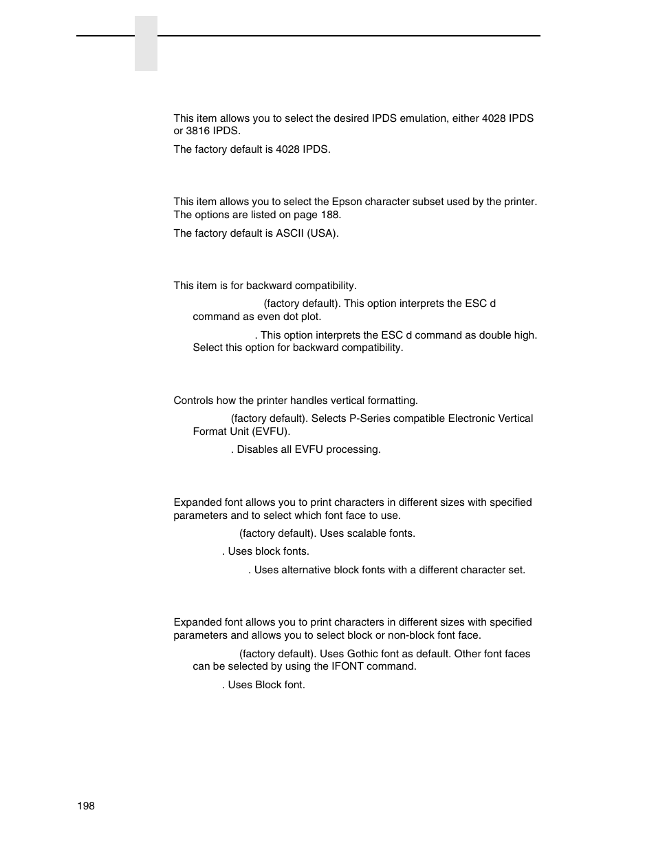 Printronix SL_T5R Energy Star User Manual | Page 198 / 412