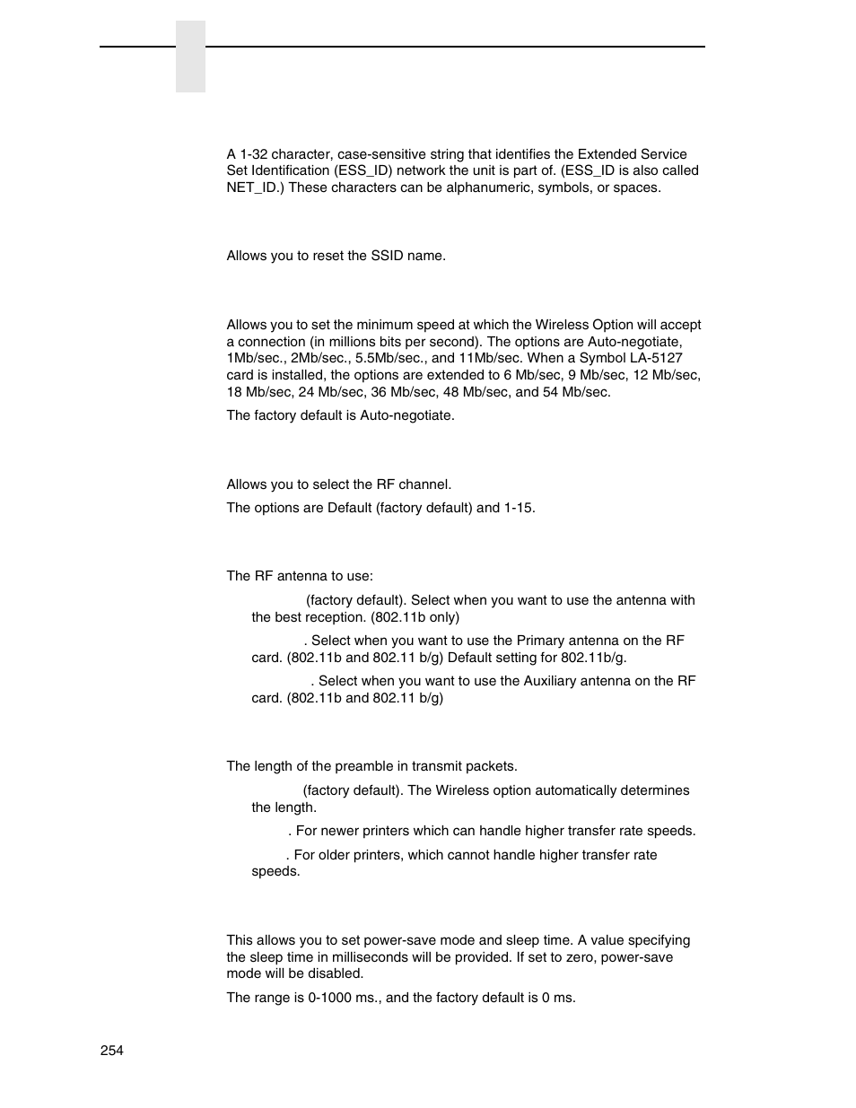 Printronix SL_T5R Energy Star User Manual | Page 254 / 412