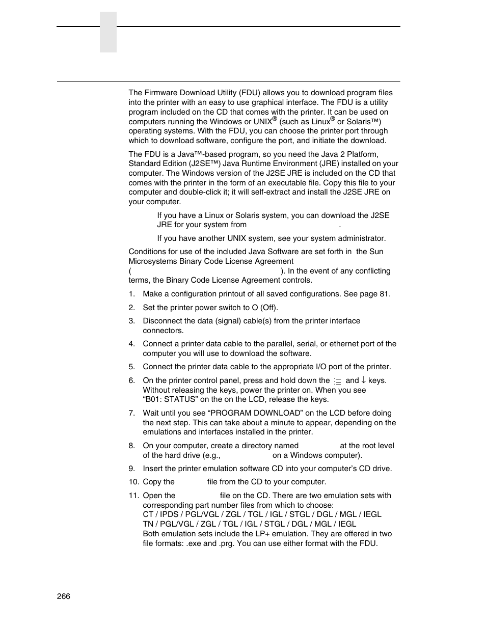 Printronix SL_T5R Energy Star User Manual | Page 266 / 412