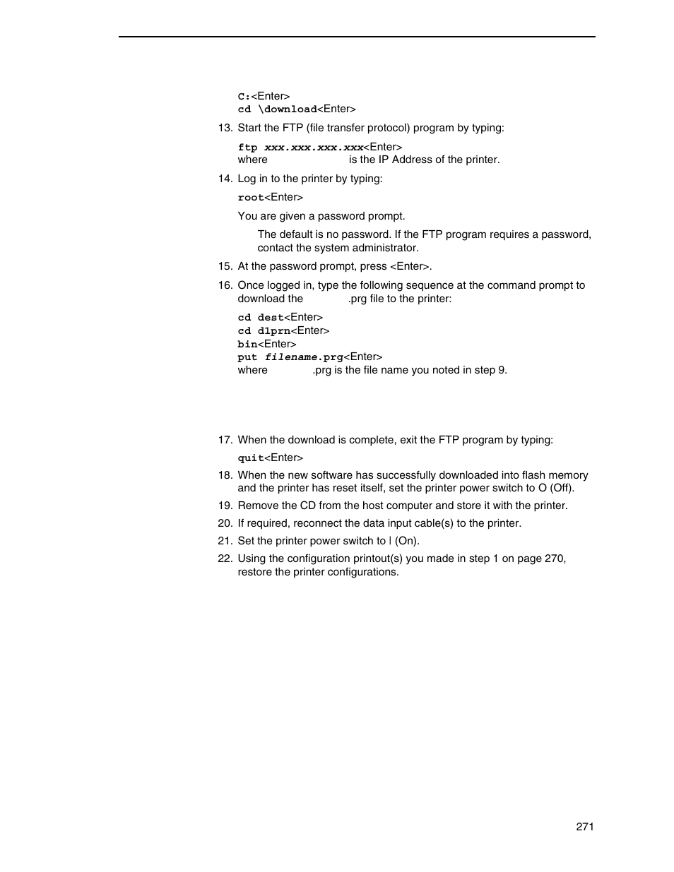 Printronix SL_T5R Energy Star User Manual | Page 271 / 412