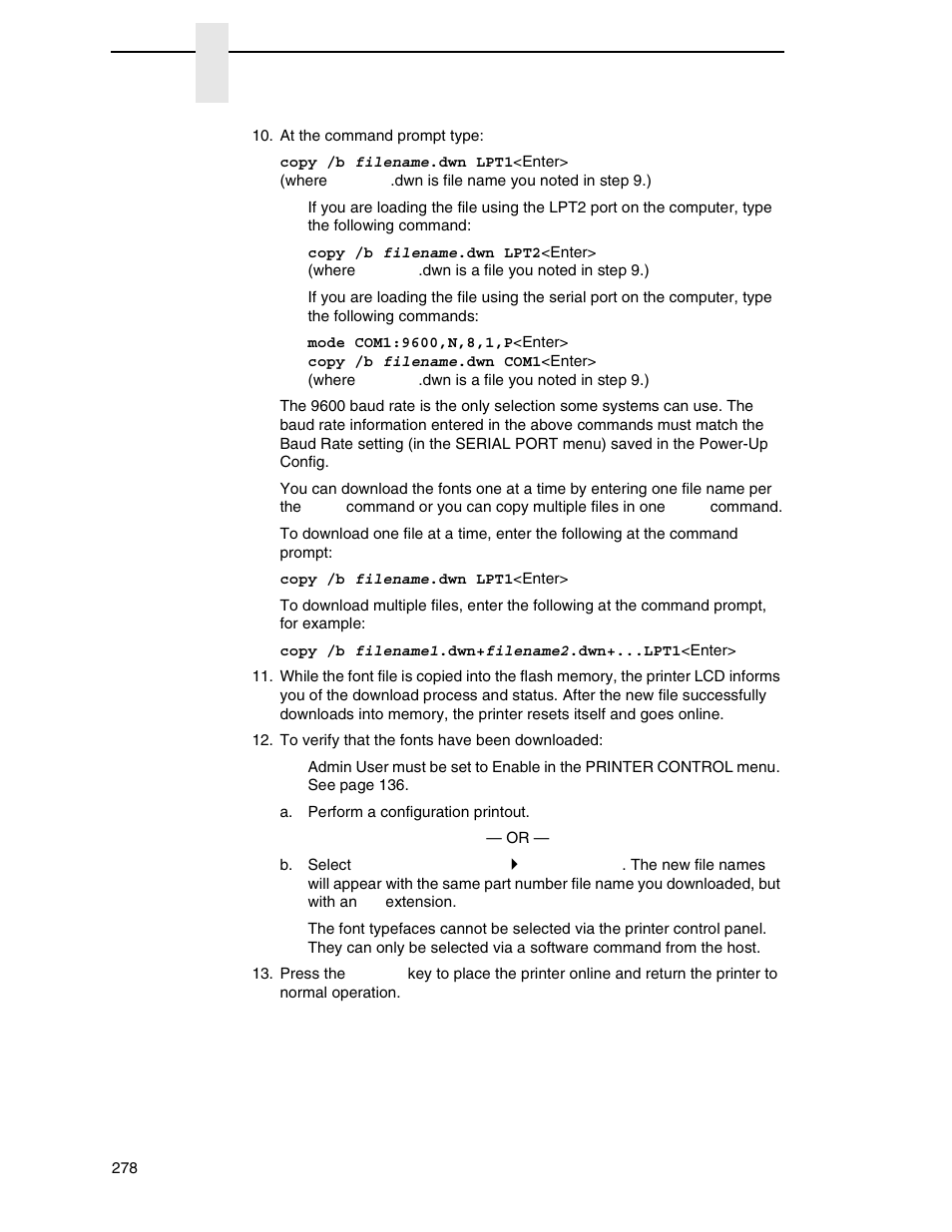 Printronix SL_T5R Energy Star User Manual | Page 278 / 412