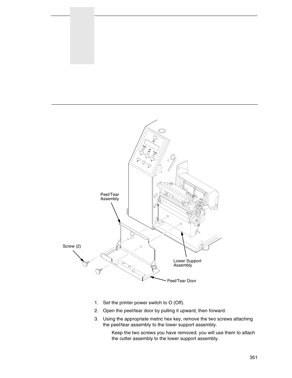 D media cutter installation, Prepare the printer, Media cutter installation | Printronix SL_T5R Energy Star User Manual | Page 351 / 412