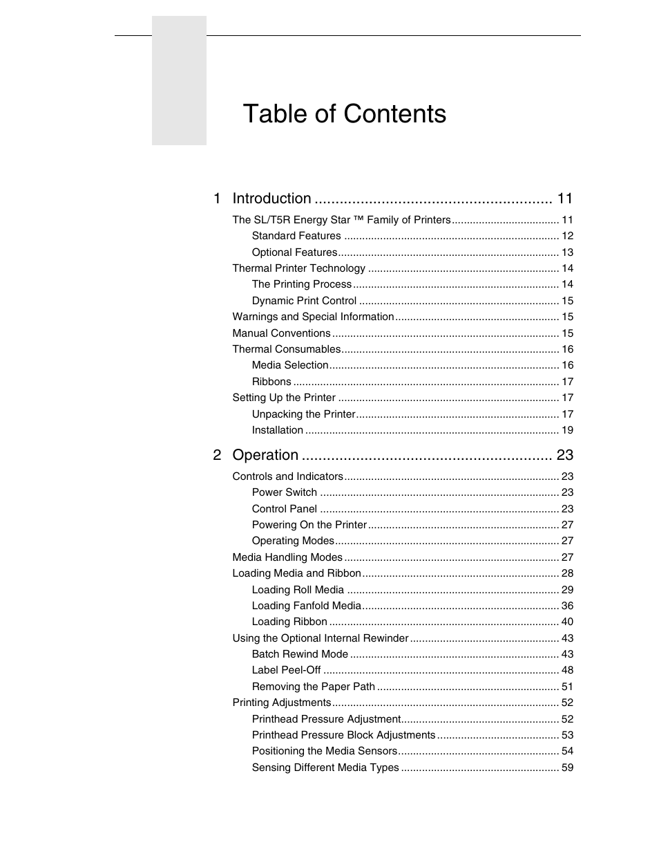 Printronix SL_T5R Energy Star User Manual | Page 5 / 412
