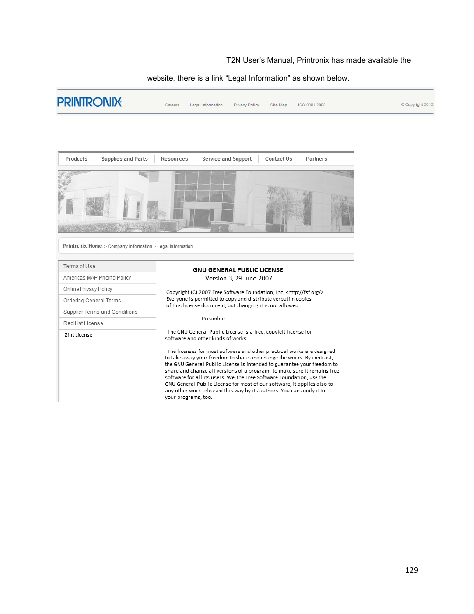 Printronix T2N User Manual | Page 129 / 150