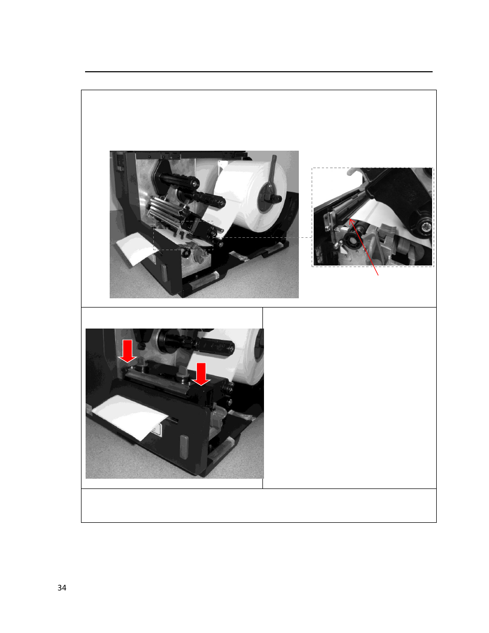 Loading media in cut mode | Printronix T2N User Manual | Page 34 / 150