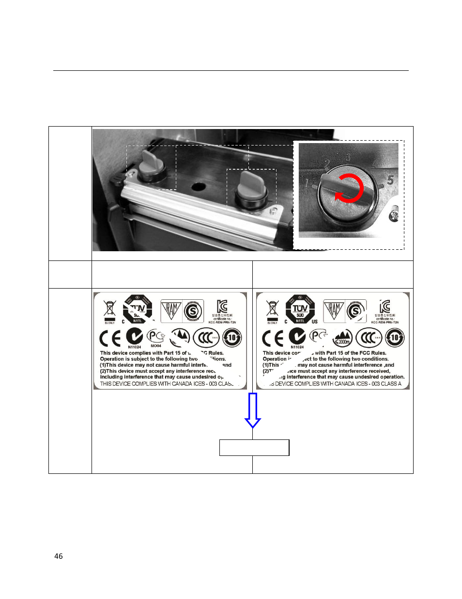 Mechanism fine adjustment to avoid ribbon wrinkles, E 46 | Printronix T2N User Manual | Page 46 / 150