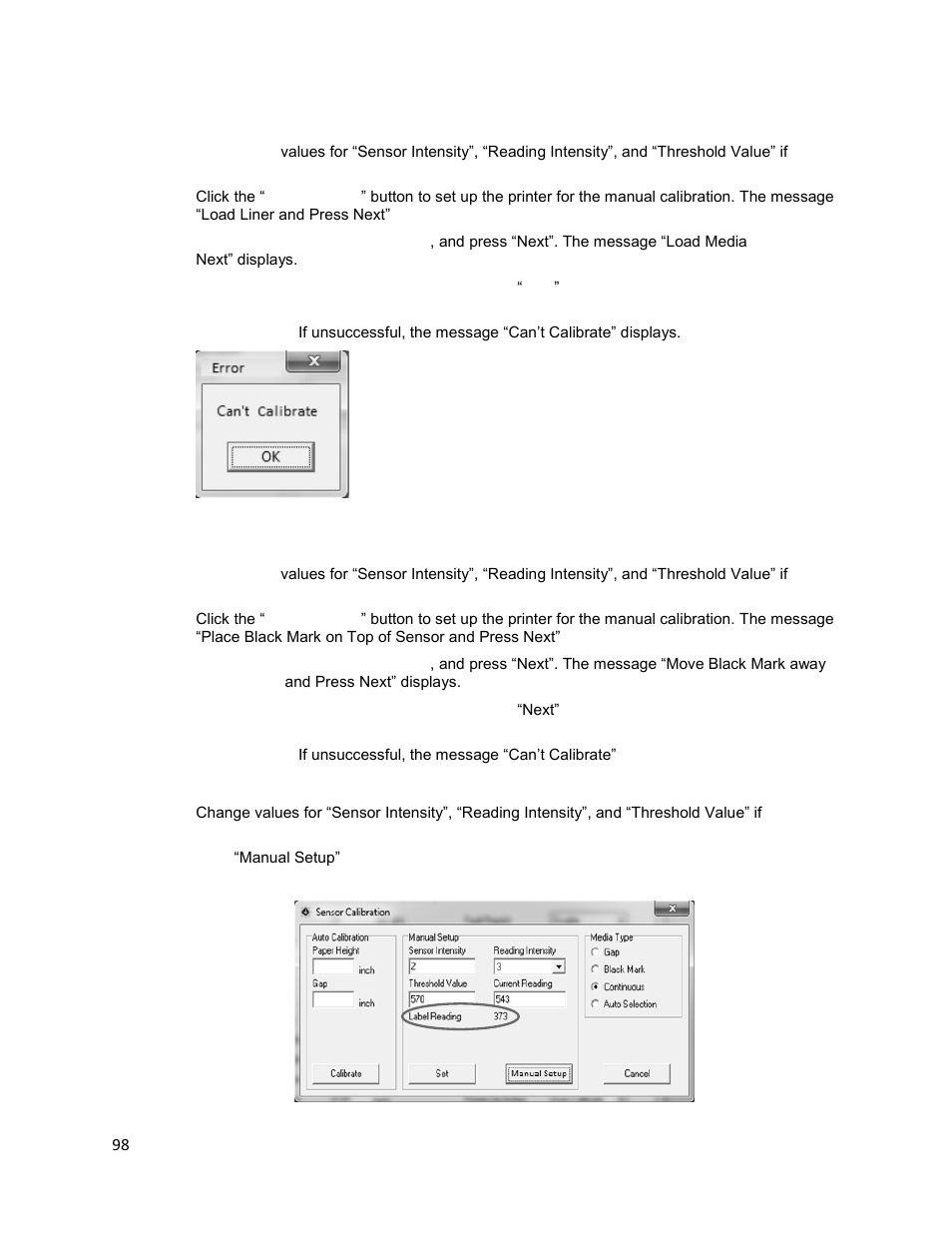 Printronix T2N User Manual | Page 98 / 150