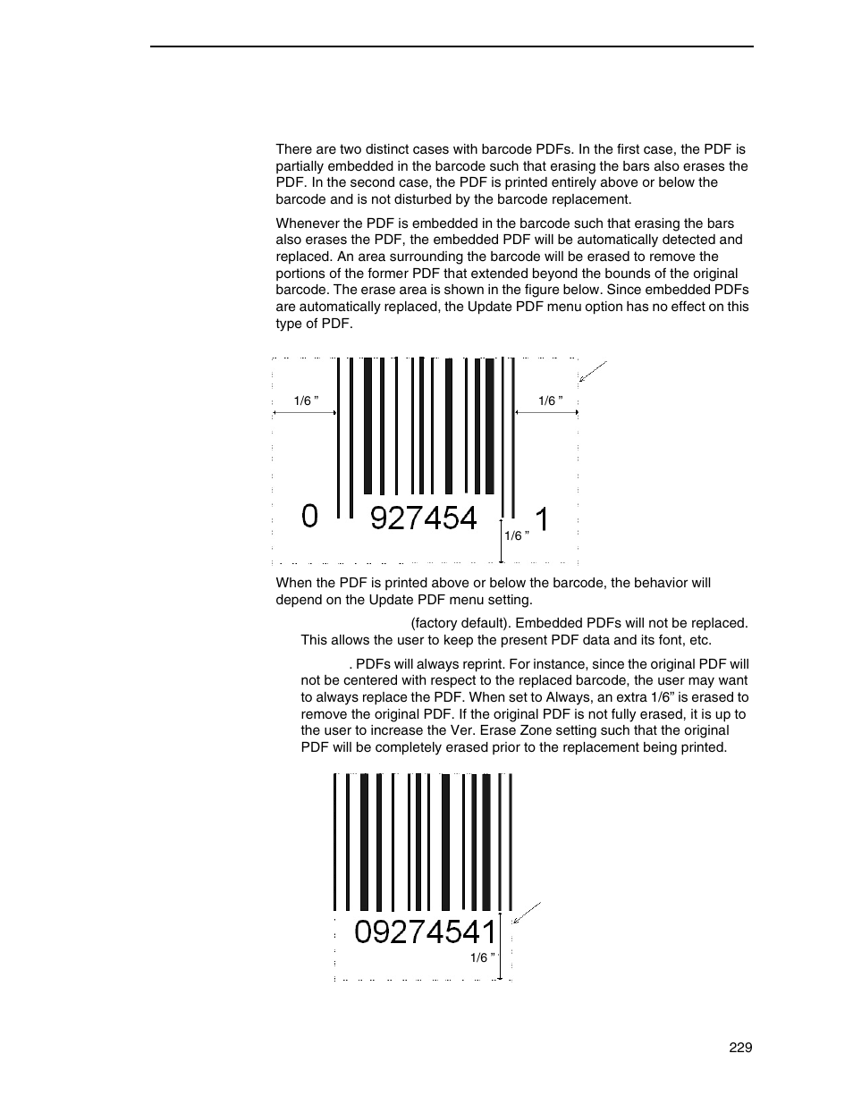 Update pdf | Printronix P8000 Series Cartridge Ribbon Printer User Manual | Page 229 / 414