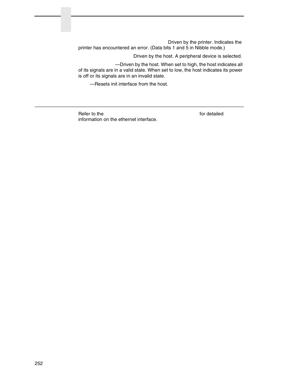 Ethernet | Printronix P8000 Series Cartridge Ribbon Printer User Manual | Page 252 / 414
