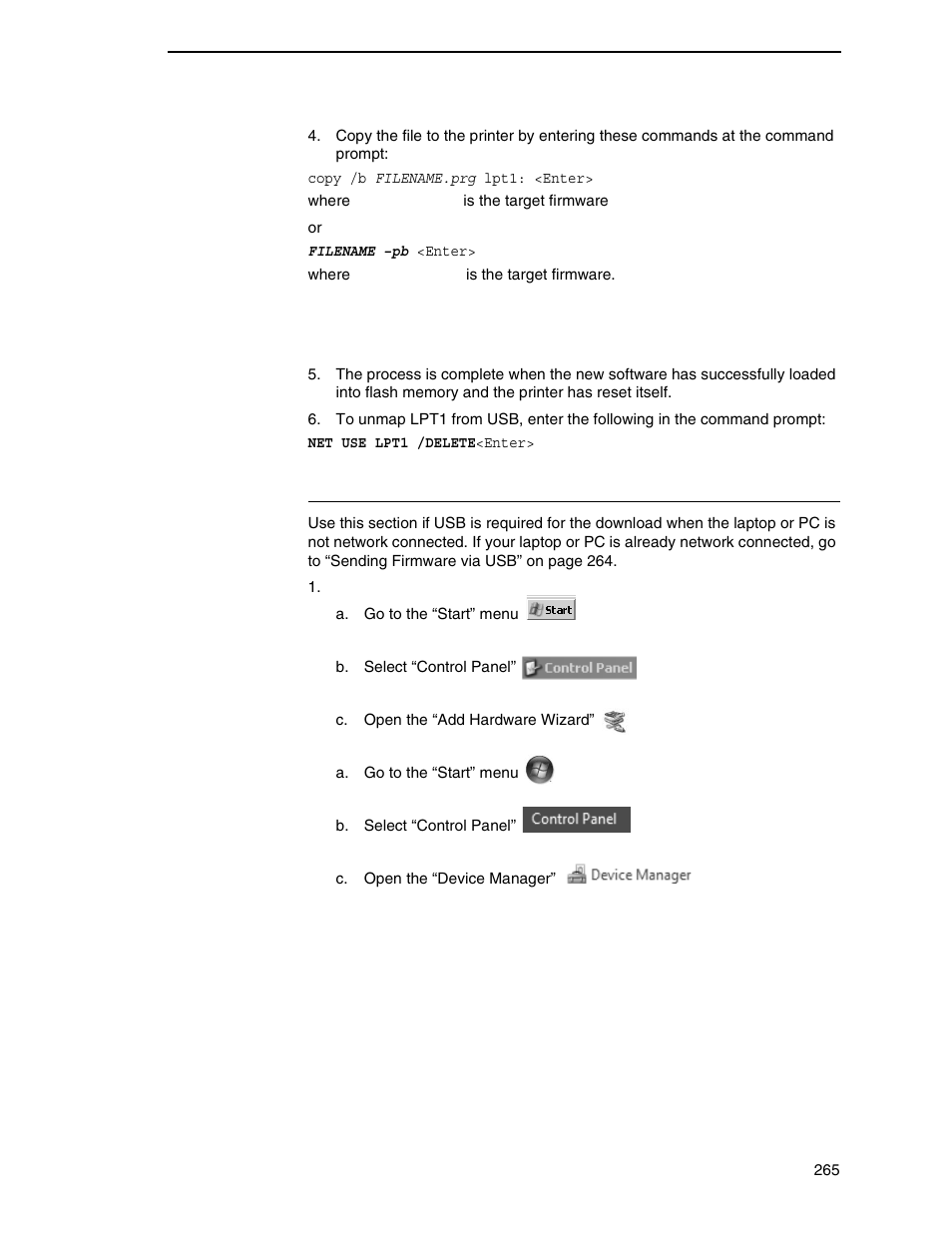 Installing a microsoft loopback adapter | Printronix P8000 Series Cartridge Ribbon Printer User Manual | Page 265 / 414