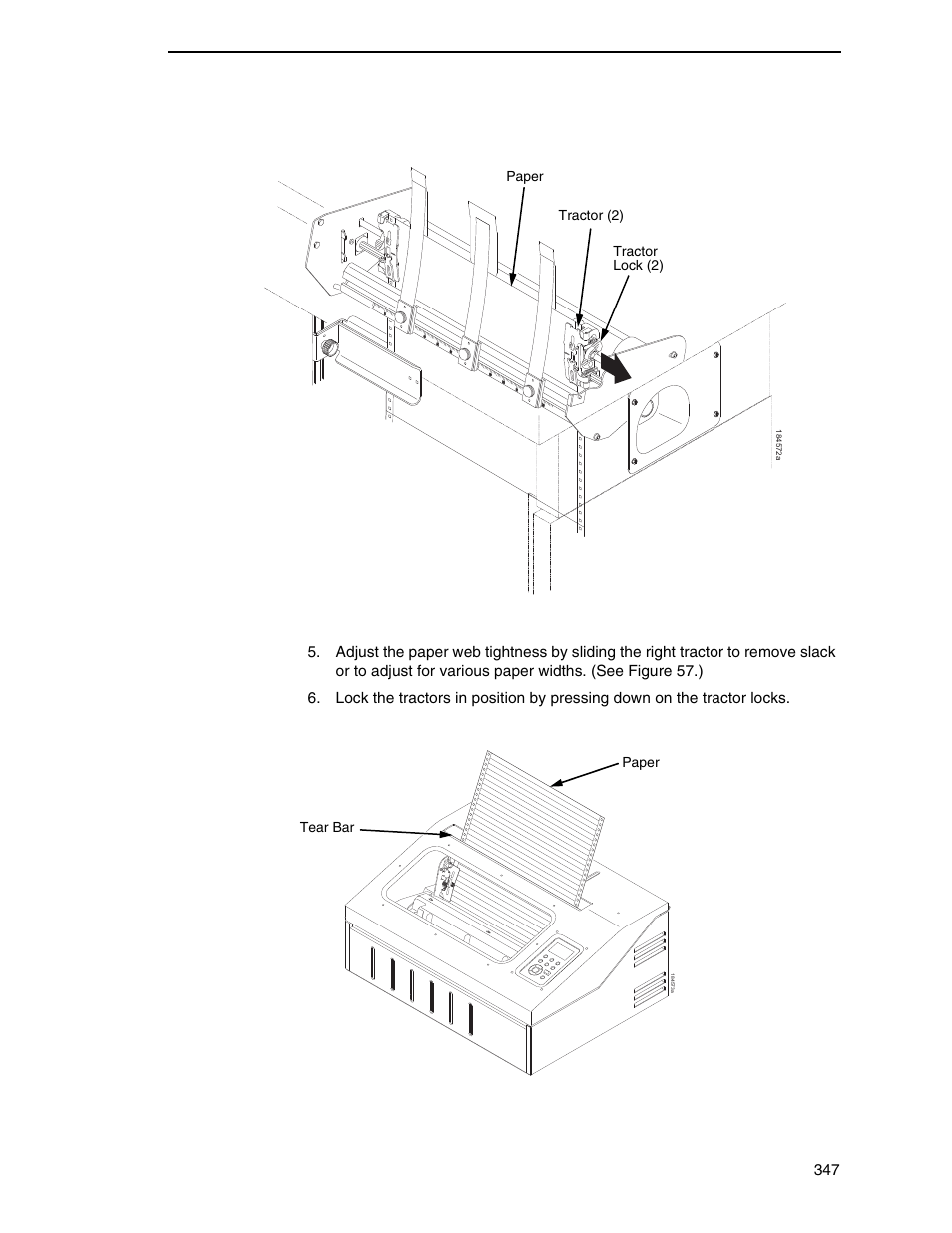 Printronix P8000 Series Cartridge Ribbon Printer User Manual | Page 347 / 414