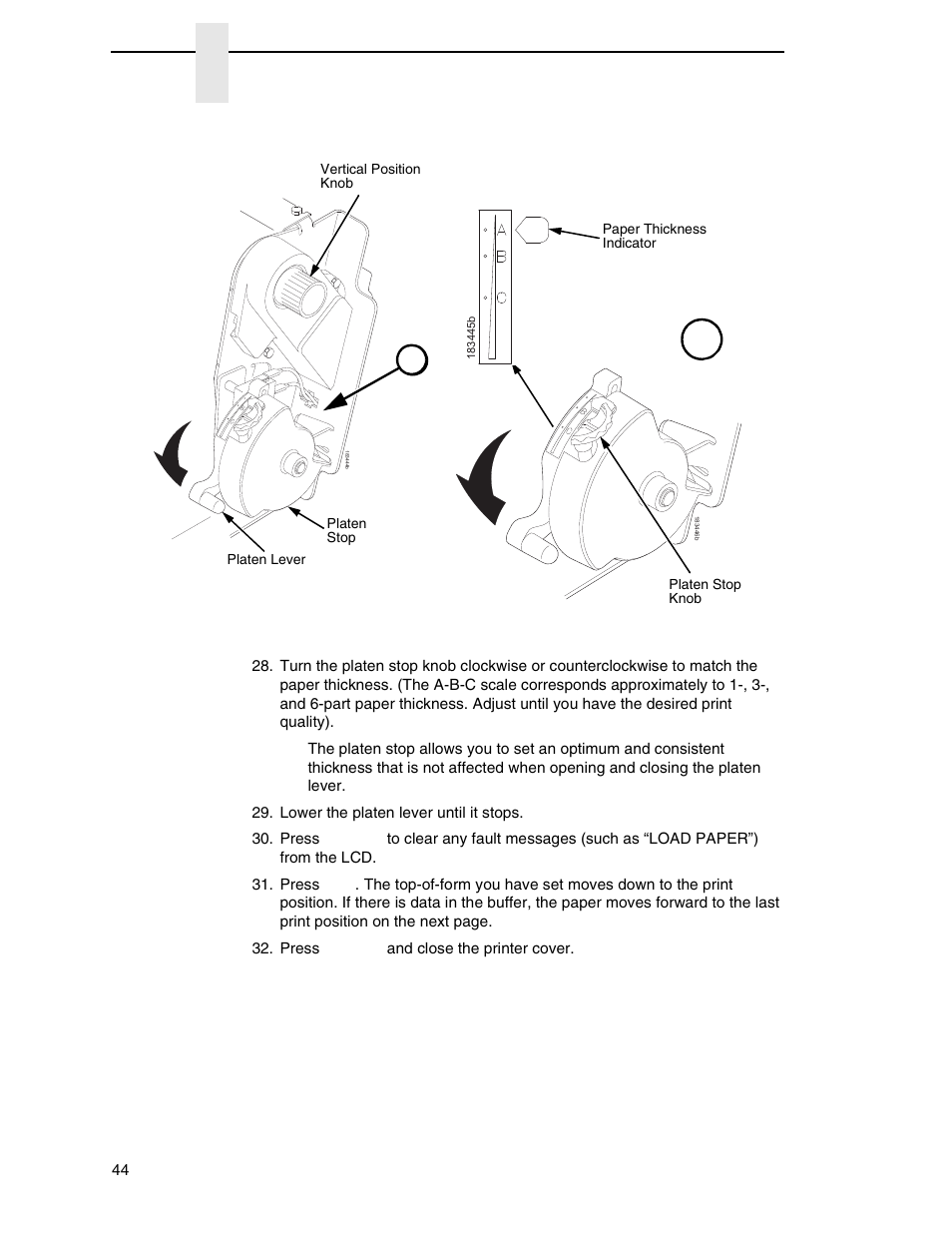 Printronix P8000 Series Cartridge Ribbon Printer User Manual | Page 44 / 414